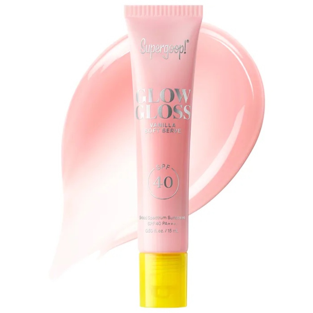 Supergoop! Glow Gloss SPF 40 - Vanilla Soft Serve - Sheer Soft Pink